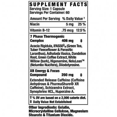 1+1 RC BETA-STIM 7 Phase Thermogenic 60 kaps 1