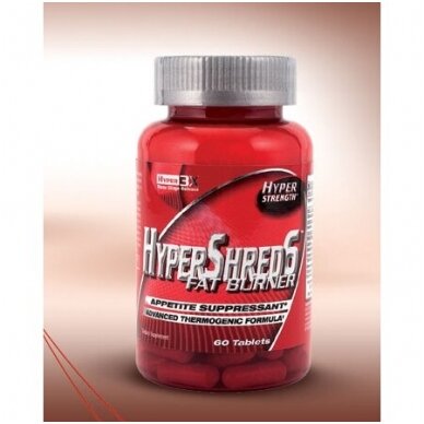 HYPER SHRED 6 - 60 CAPS Appetite Suppressant