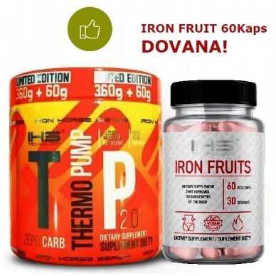 IHS THERMO PUMP + Iron FRUIT 60kaps DOVANA!