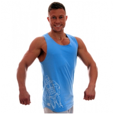 MPP Clothing Tank Top long Skyblue 1