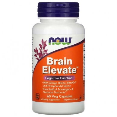 NOW Foods Brain Elevate 60 vcaps