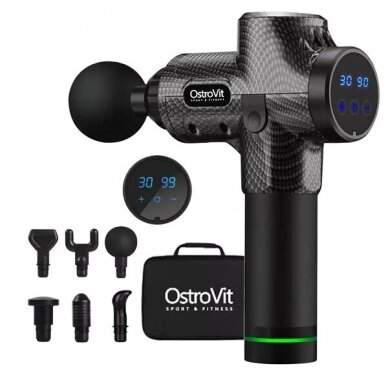 OstroVit Massage Gun – Sportinio Masažo Elektrinis masažuoklis-pistoletas – Belaidis