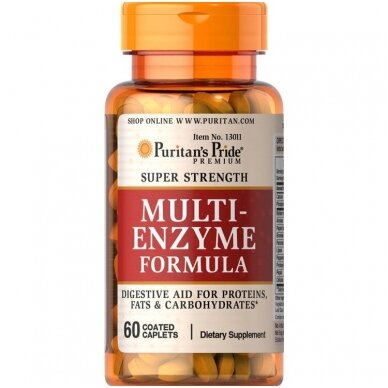 Puritans Pride MULTI-ENZYME Formula 60-120 Caps