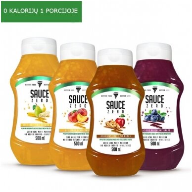 SAUCE ZERO saldus padažas 0 Kalorijų 500 ml