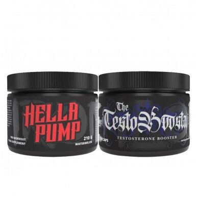 The Iron X Hella Pump 210g + Testoboosta 120caps