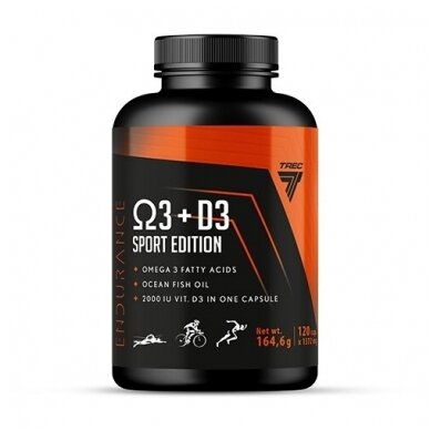 Trec OMEGA 3 + D3 SPORT EDITION 120 Kaps